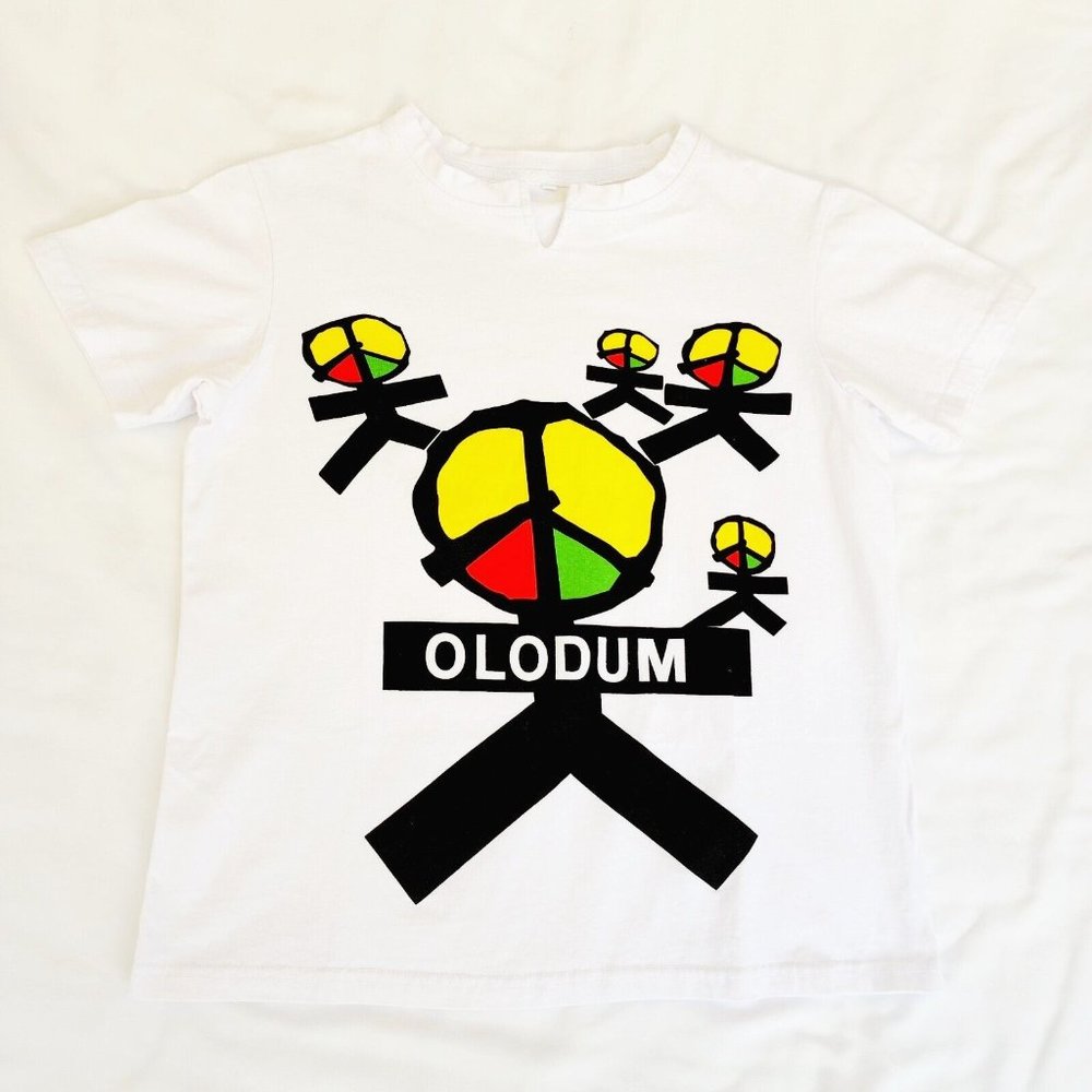 Olodum MJ Inspired White T Shirt 100% Cotton